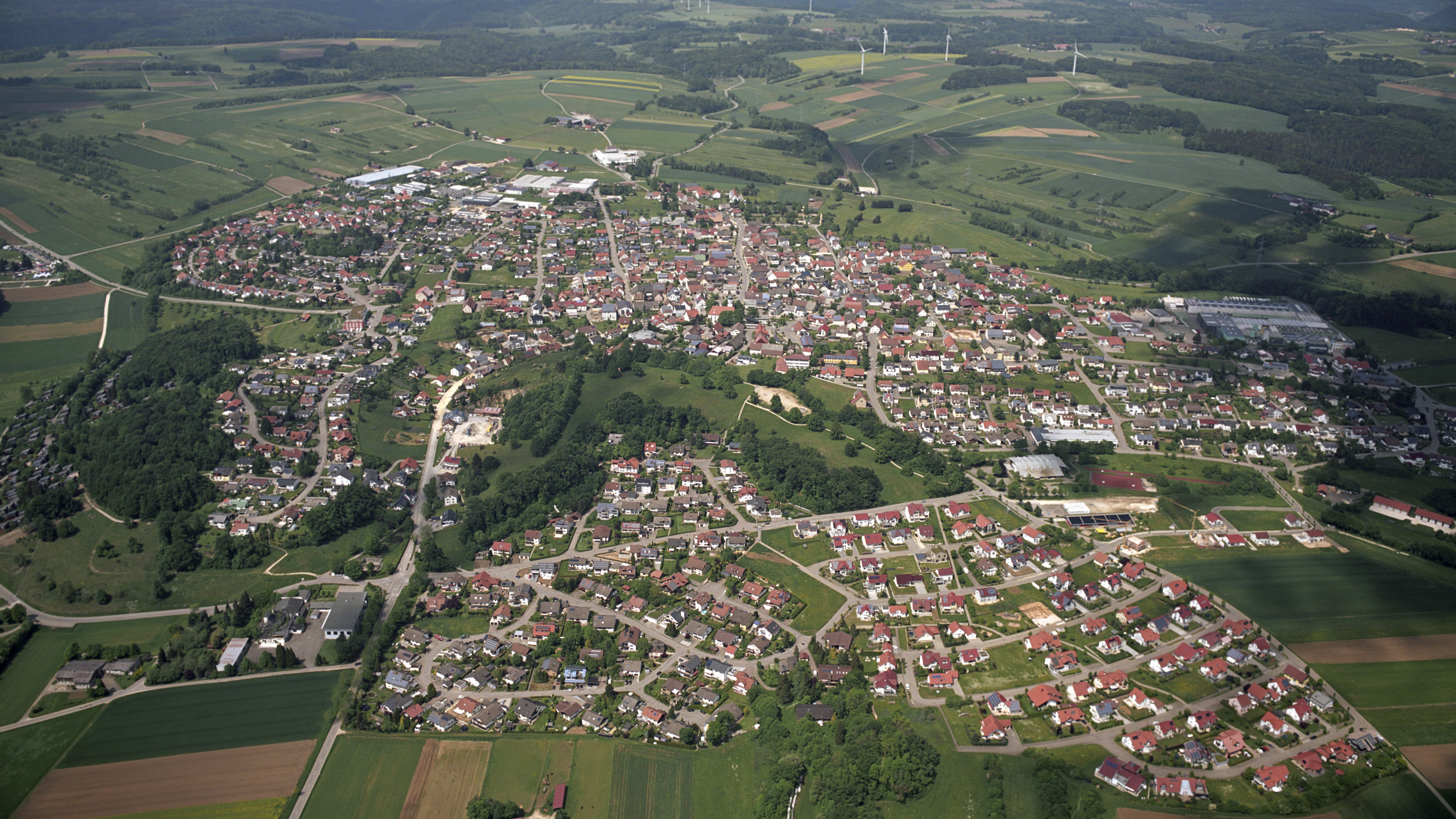 Luftbild Gemeinde Westerheim